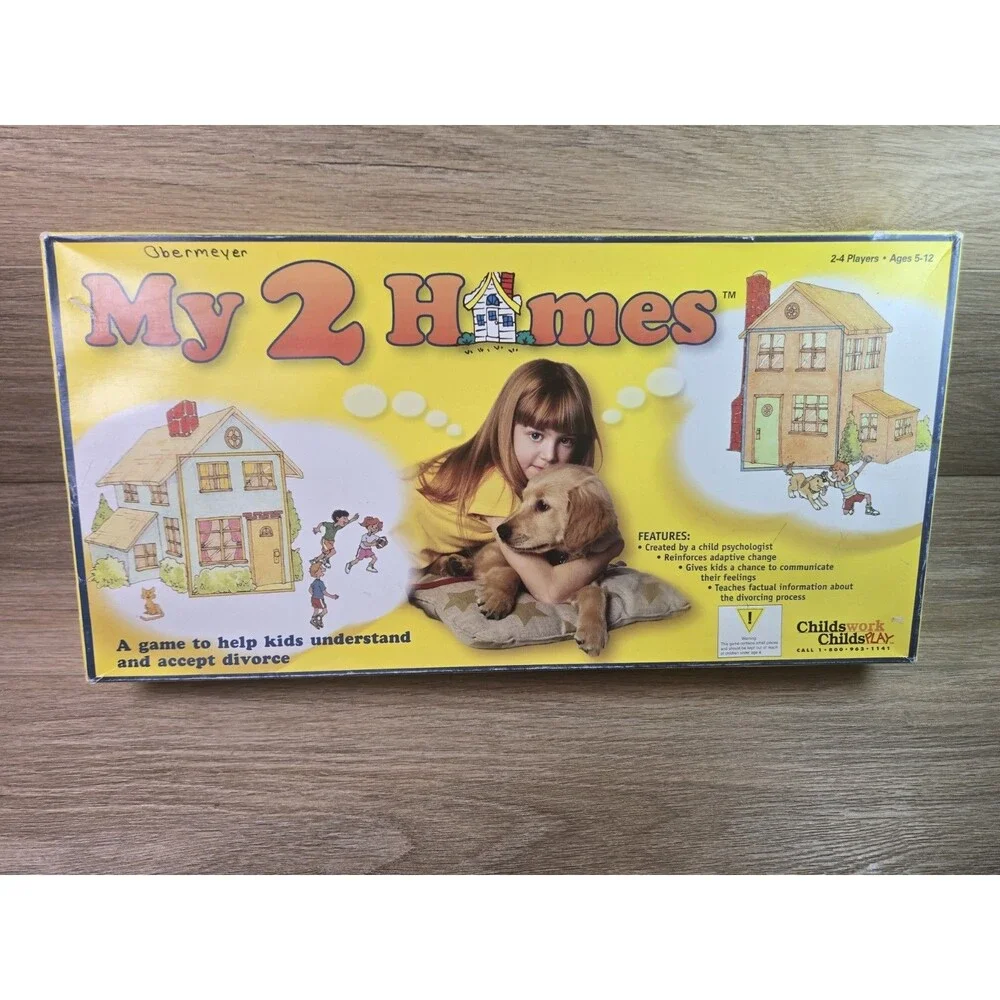 My 2 Homes: Divorce Board Game By Childswork Childsplay (Complete)